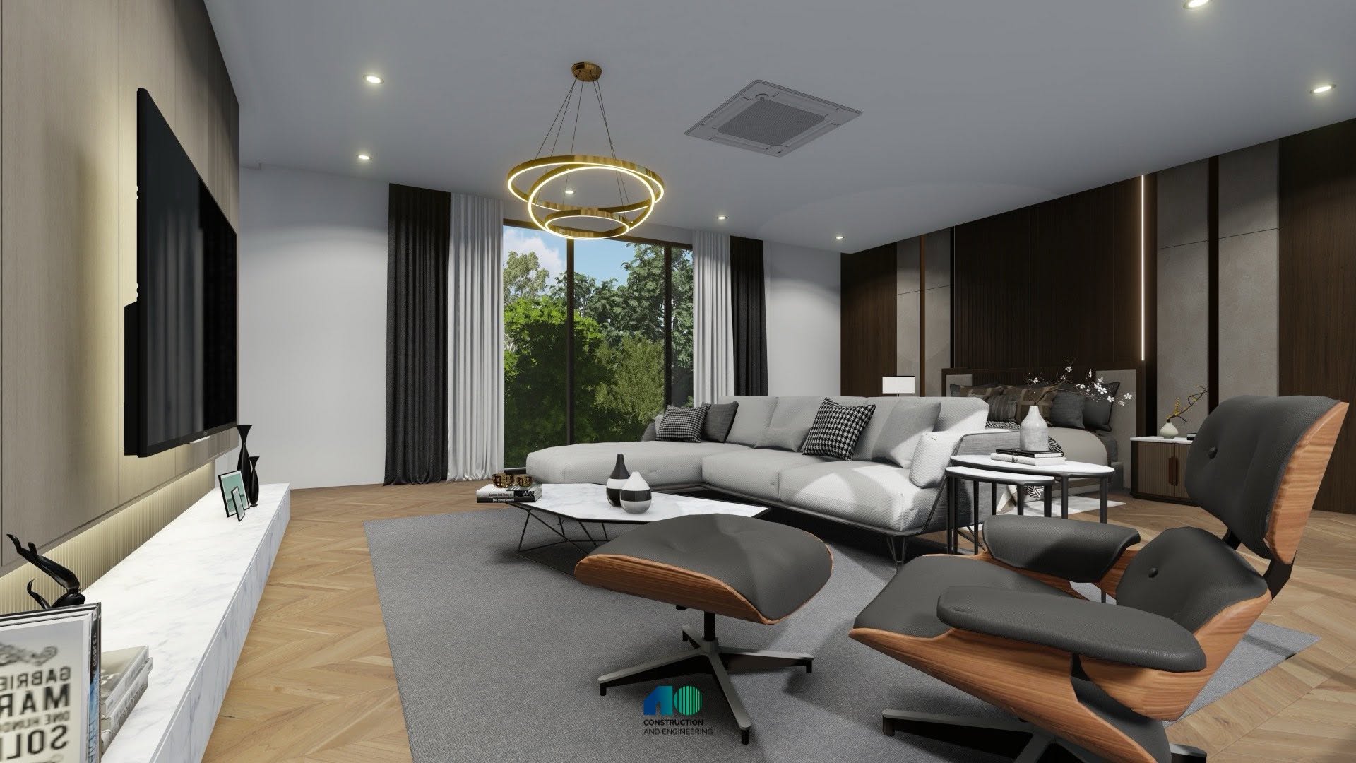บ้านพักอาศัย 2 ชั้น Style Modern สำหรับนักสะสม อ.เมืองจันทบุรี จ.จันทบุรี ภาพแนวคิดการออกแบบ รูปที่ 5