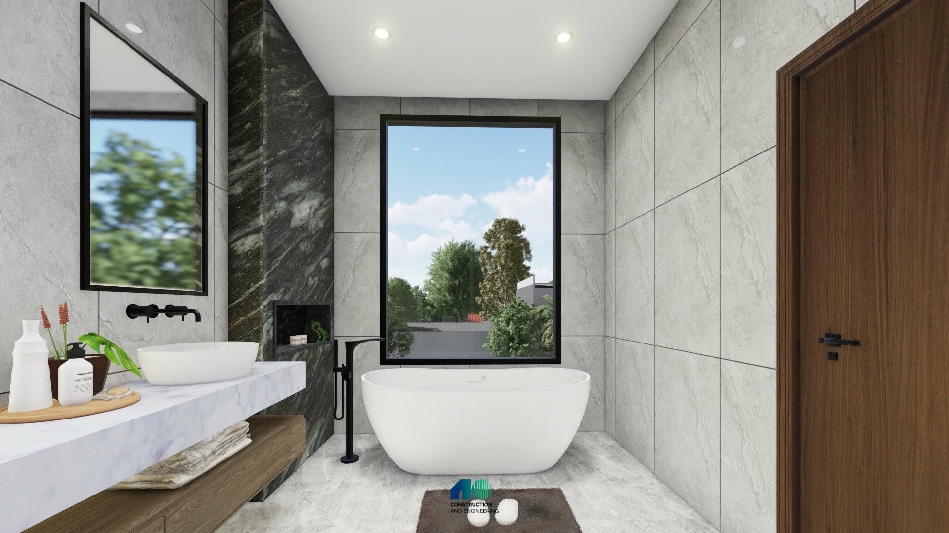 บ้านพักอาศัย 2 ชั้น Style Modern สำหรับนักสะสม อ.เมืองจันทบุรี จ.จันทบุรี ภาพแนวคิดการออกแบบ รูปที่ 6