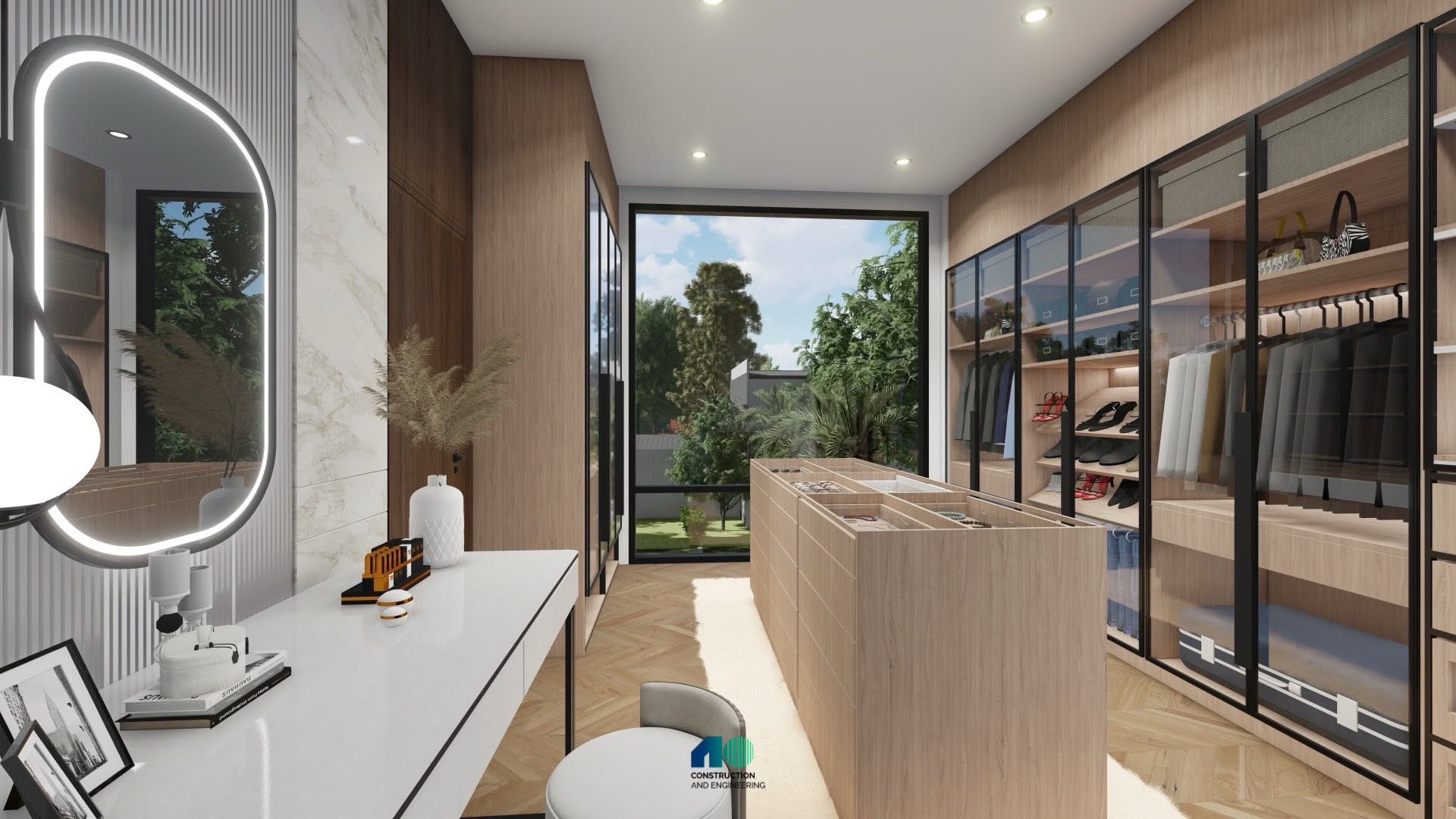 บ้านพักอาศัย 2 ชั้น Style Modern สำหรับนักสะสม อ.เมืองจันทบุรี จ.จันทบุรี ภาพแนวคิดการออกแบบ รูปที่ 8