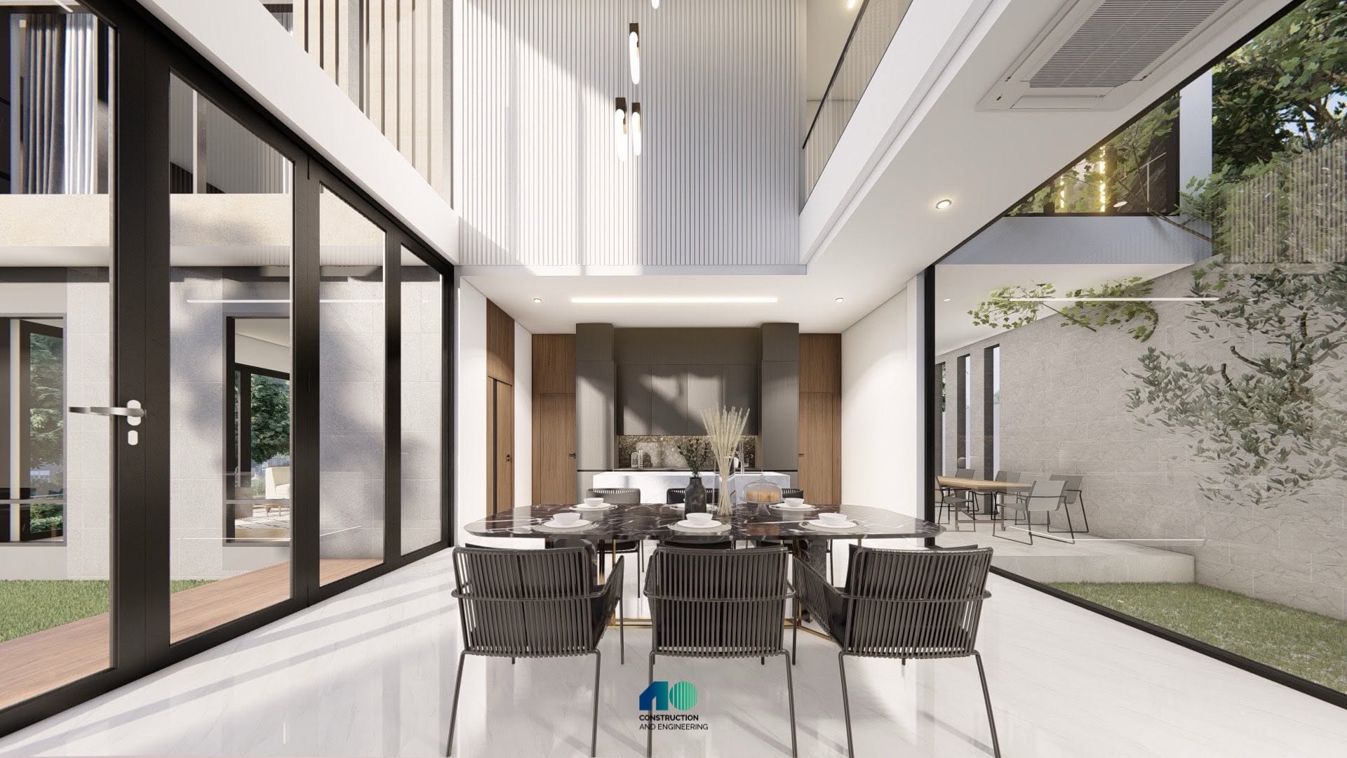 บ้านพักอาศัย 2 ชั้น Style Modern สำหรับนักสะสม อ.เมืองจันทบุรี จ.จันทบุรี ภาพแนวคิดการออกแบบ รูปที่ 12