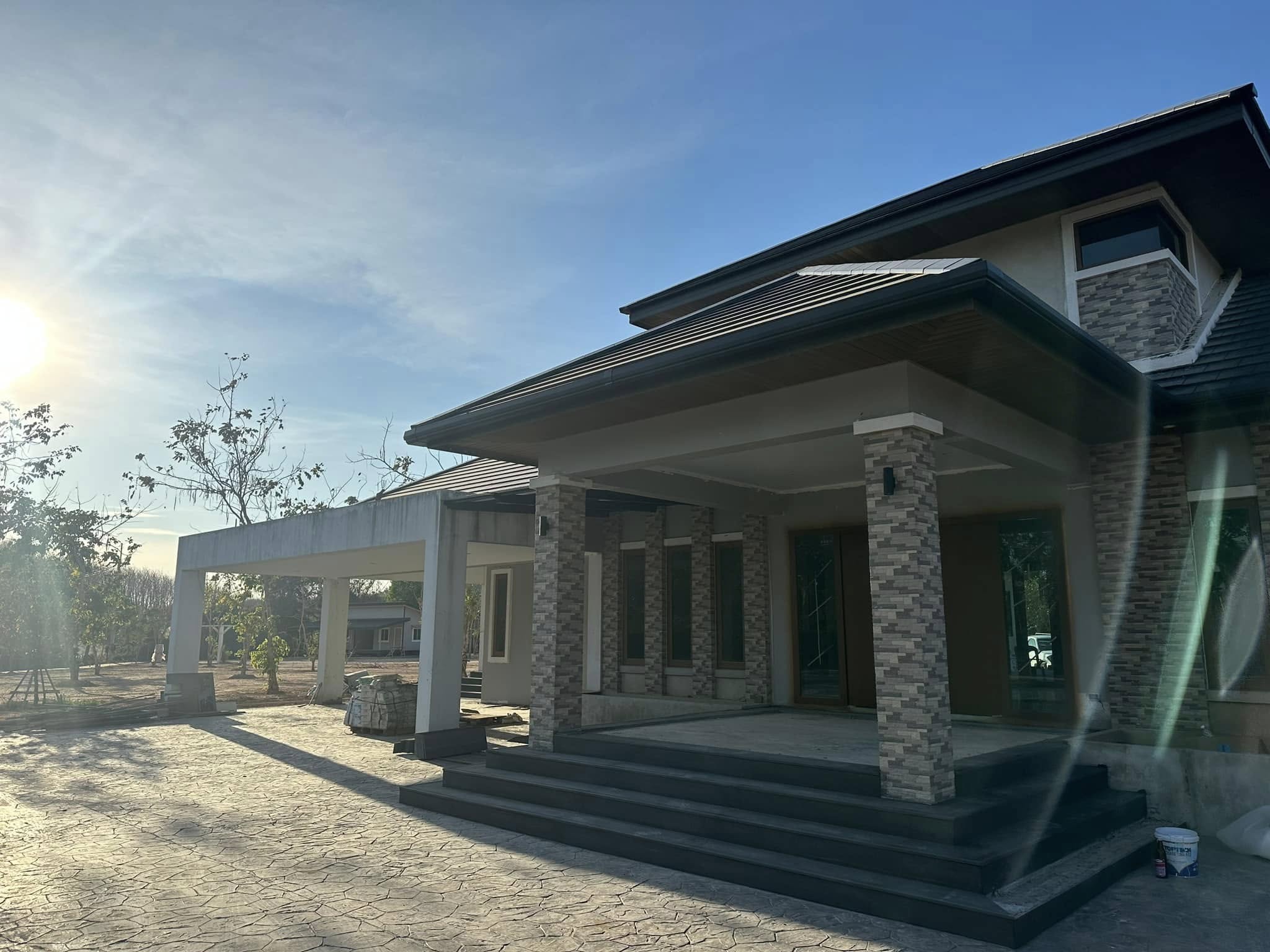 บ้านพักอาศัยชั้นเดียว ต.แสนตุ้ง อ.เขาสมิง จ.ตราด พื้นที่ใช้สอย 500 ตารางเมตร ภาพผลงานจริง รูปที่ 7